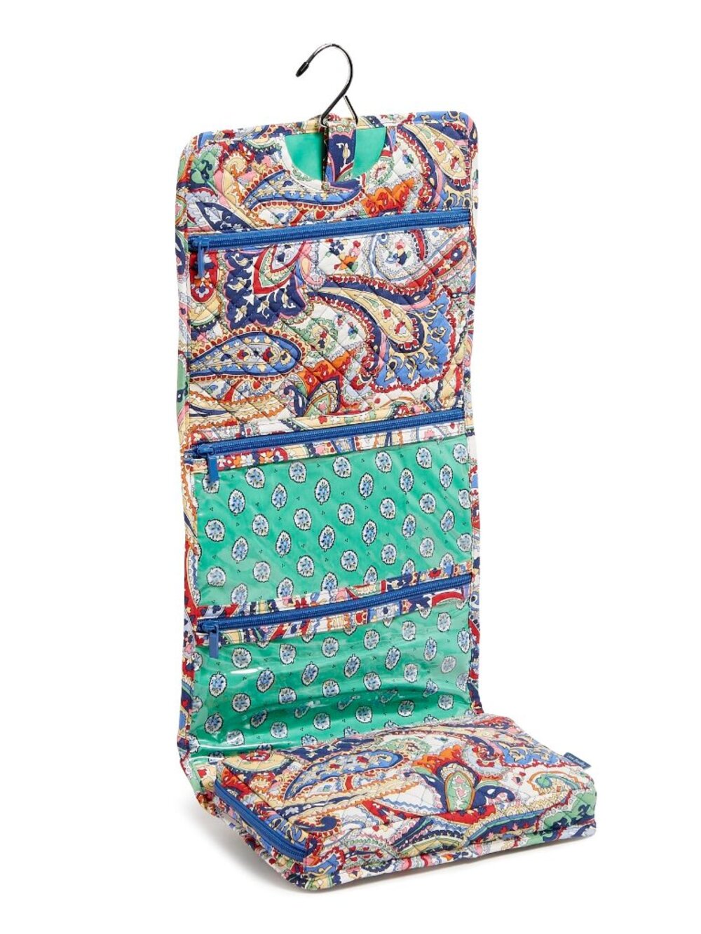 Vera Bradley Hanging Travel Organizer / Harbor Paisley NWT